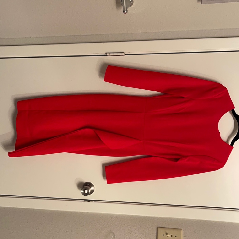 Elegant red dress